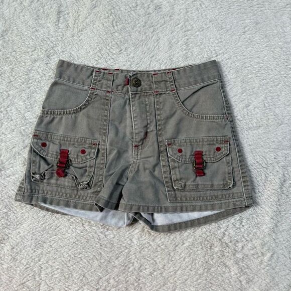 Vintage Y2K Xhilaration Girls Youth Cargo Shorts - Picture 1 of 7